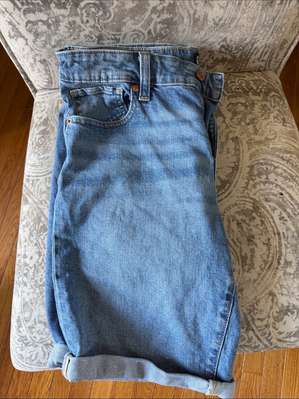 GAP Light Blue Denim Bermuda Shorts